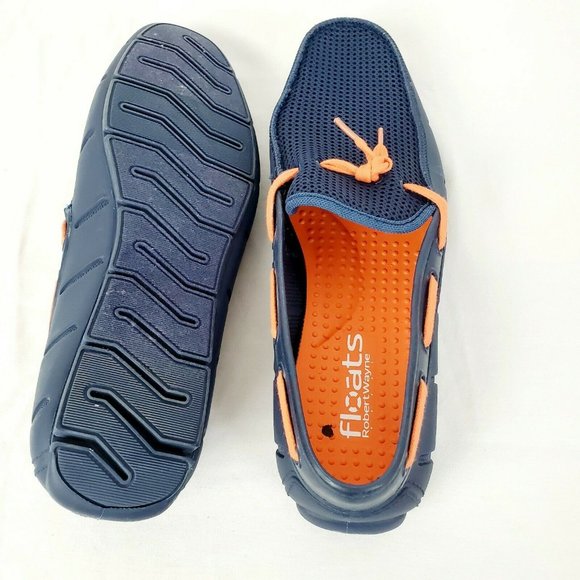 Robert Wayne Shoes Robert Wayne Floats Schooner Blue Rubber Sole